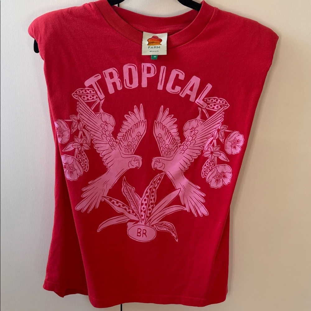 FARM Rio Red Tropical Parrot Top